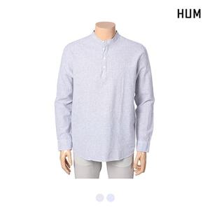 [HUM]남) 반오픈 헨리넥 셔츠(FHNECSL106M)