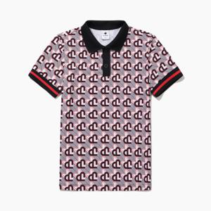 [20%OFF] 르꼬끄골프 여성 헤리티지 패턴 반팔 카라 티셔츠 (GQ122LTS33)