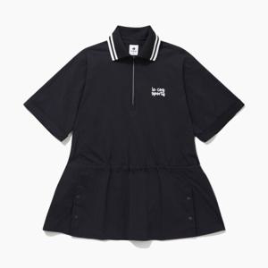 [30%OFF] 르꼬끄골프 여성 중기장 우븐 반집업 티셔츠 (GQ122LTS36)