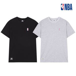 NBA 남녀공용 베이직 스몰로고 루즈핏 반팔 티셔츠 N252TS011P