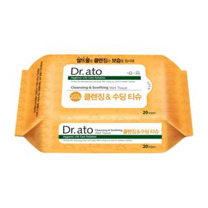 닥터아토 클렌징&수딩 티슈 20매 1팩