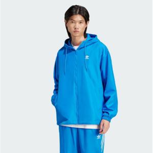 [아디다스(오리지널)]아디컬러 트레포일 블루 윈드브레이커 바람막이 자켓 IR9851