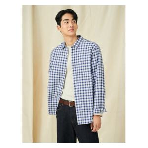 [빈폴멘][신상40%OFF]멜란지 체크 셔츠  네이비 (BC5164C31R)