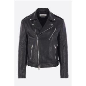 ALEXANDER MCQUEEN grainy leather biker jacket 839817Q5LDS1000