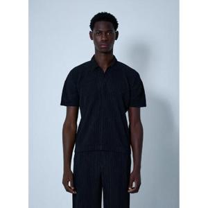 25 SS Homme Plisse Issey Miyake 남성 플리츠 셔츠  hmp0161016blk