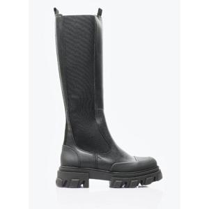 25 SS 가니 여성 클리트 하이 첼시 부츠 gan0257043blk