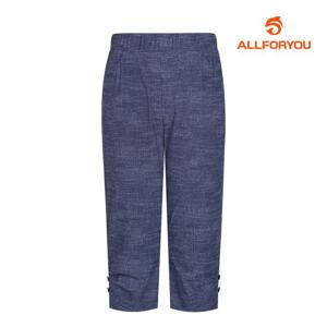 [올포유] 여성 전체 이밴드 패턴 7부 팬츠 AWPTM5386-915