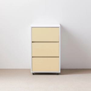 C7241 3단 이동식 서랍장 400 2colors