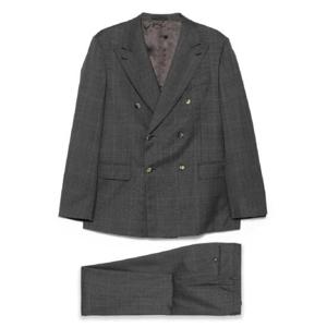 25 SS 카루소 더블 브레스티드 체크 수트 509737LN1JD612F TP440780013