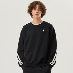 르꼬끄 공용 선데이 맨투맨 QP323TFS91_BLK1
