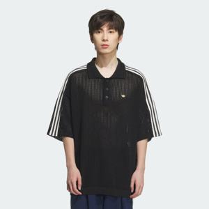 [아디다스오리지널]남여공용 리조트 크로셰 폴로 블랙 KE5815