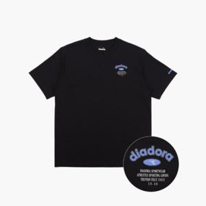 디아도라반팔티 AQS D4221LRS90BLK 아치 심볼 반팔 티셔츠 BLACK