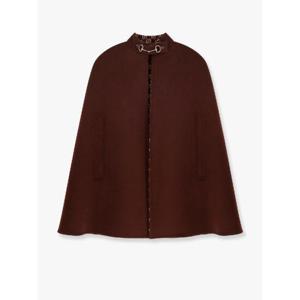 GUCCI Wool cape with iconic Horsebit 836005