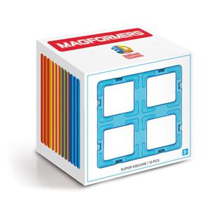 [짐보리플레이앤뮤직]맥포머스 싱글 슈퍼 사각형 12PCS(부산본점)