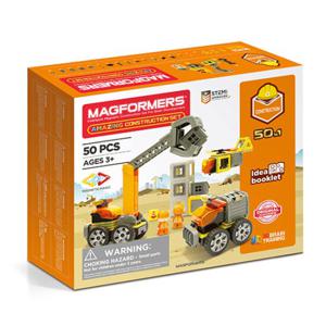[짐보리플레이앤뮤직]맥포머스 어메이징 컨스트럭션 건설 50PCS(부산본점)
