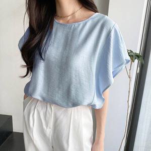[커스텀에이블]날개 가오리소매 블라우스_C2405BL023B_H
