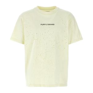 퍼플 브랜드 트레이드마크 코튼 저지 티셔츠 P117HFGT125 IVORY