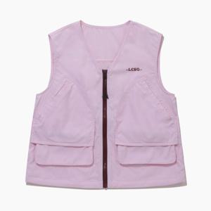 [30%OFF] 르꼬끄골프 여성 아웃포켓 포인트 풀집업 베스트 (GQ122LWV22)