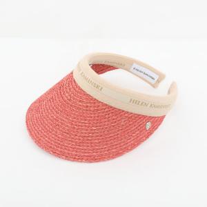 [당일발송]헬렌카민스키 아이코닉 라피아 비앙카  썬바이저 여성 썬캡 HAT50265 POMELO NATURAL LOGO