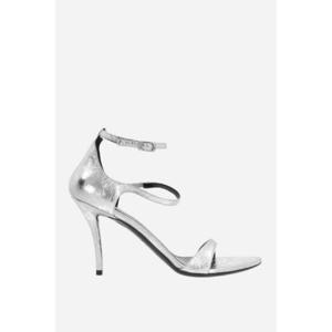 BALENCIAGA 허니 라미네이트 가죽 샌들 792743WBD928100