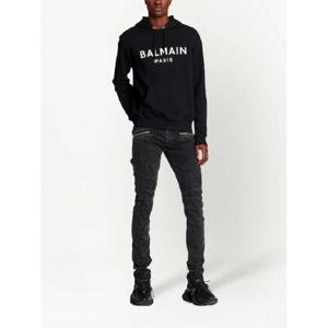 25 SS 발망 로고 프린트 후드티 YH1JR002BB65 TP438151792