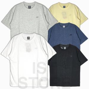 뉴발란스 티셔츠 IST 남성 MT41533 프리미엄 로고 반팔티 세미 오버핏 NBNEF22451
