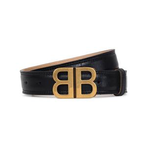 25SS 발렌시아가 블랙 BB 소프트 벨트 810728 2ABF8 1000