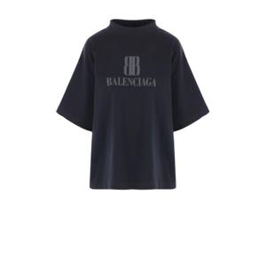 발렌시아가 반팔 티셔츠 818431 TSVU41083 FADED BLACK