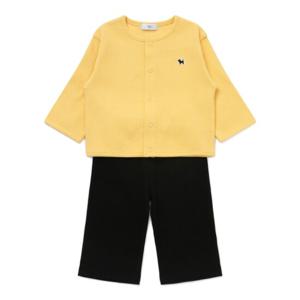 블루독베이비 10 25FW가을신상 (YE) 가디건 상하세트 (45A70672140)