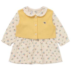 블루독베이비 10 25FW가을신상 (IV) 베스트 SET 플라워 드레스 (45A70674010)