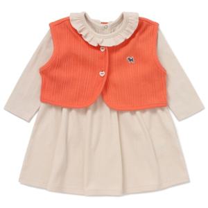 블루독베이비 10 25FW가을신상 (IV) 베스트 SET 골지 드레스 (45A70674020)