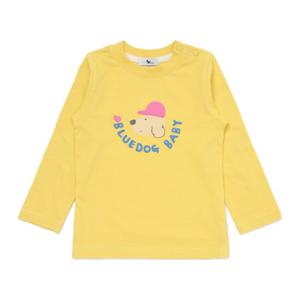 블루독베이비 10 25FW가을신상 (YE)도기 크루넥 티셔츠 (45A14330010)