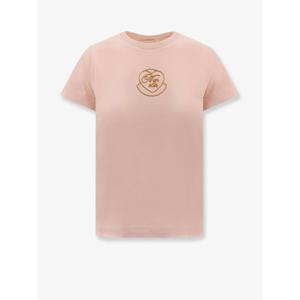 [MONCLER] 라프리마 여성 티셔츠 앤 탑 Biologic 코튼 K20938C00009 89AJS519 Rosa /12