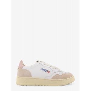[AUTRY] 라프리마 여성 스니커즈 메달리스트 로우 레더 로우탑 위드 스웨이드 인서트 AULW LS37WHTPOW BIANCO ROSA /12