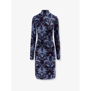 [ETRO] 라프리마 여성 원피스 자카드 벨벳 숏 WRHA0237 99JJD10S9883 Azzurro /12