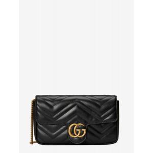 [GUCCI] 라프리마 여성 크로스바디 백 GG 마몽 스몰 matelass  레더 숄더 751526 AACCE1061 BLK/BLK/MWHI/MWHIT /12