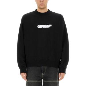 오프화이트 긴팔 티셔츠 OMBA054 S25FLE0041001 BLACK