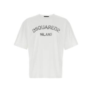 디스퀘어드2 반팔 티셔츠 A00244067 White