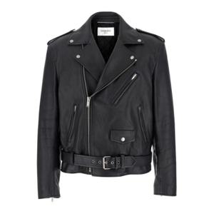 생로랑 가죽 자켓 822089 YCOQ21000 BLACK