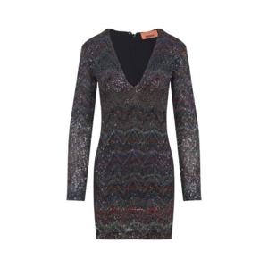 Missoni 메탈릭 브이넥 드레스 DS25WG1NBC005G S91P6DARKMULTI TP946368435