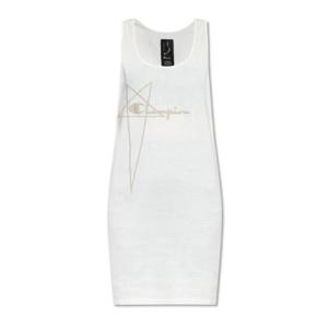 Rick Owens X 챔피언 로고 자수 슬리브리스 셔츠 드레스 CW02C6674CHJEG 11 TP946366501