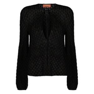 미소니 긴팔 티셔츠 DS25WJ0K BR012J 93911 BLK BEAUTY