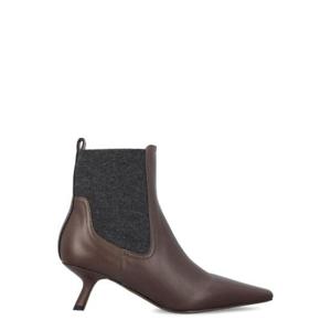 Brunello Cucinelli 샤이니 루프 디테일 앵클 부츠 MZSKC2771 C8279 TP946386107