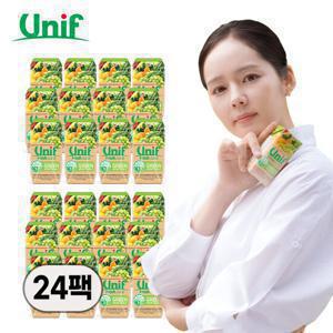 유니프 한가인 믹스 그린 베지터블  과채주스 200ml 24팩