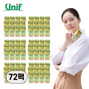 유니프 한가인 믹스 그린 베지터블 과채 주스 200ml 72팩