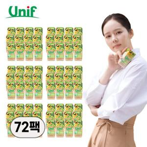 유니프 한가인 믹스 그린 베지터블 과채 주스 200ml 72팩