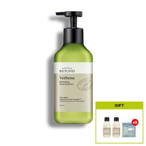 비욘드 버베나 리프레싱 바디에멀전 500ml + 여행용 체험키트(바디워시60ml + 바디 에멀전 60ml + 피토 아쿠아 크림 1ml x 5매)