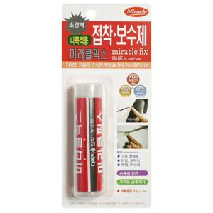 미라클 접착보수제 다목적용 57g 픽스 접착용 보수
