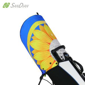 [산디앤] 컬러풀 골프백 후드커버(SUNFLOWER)