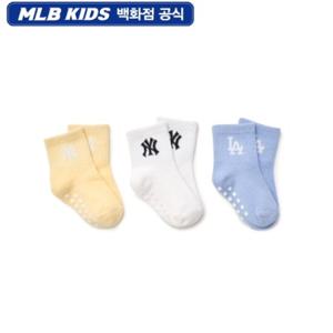 [MLB키즈] JD 토들러 단목 양말 3번들 세트 (7ASOB045N)